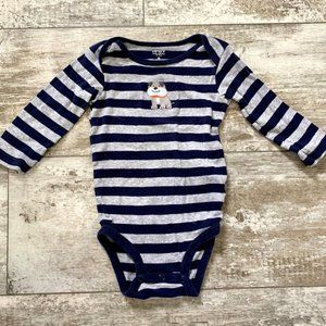 Long Sleeve Bulldog Bodysuit